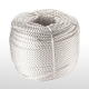 Perlon Seil geflochten weiß - 6 mm - 100m Trosse